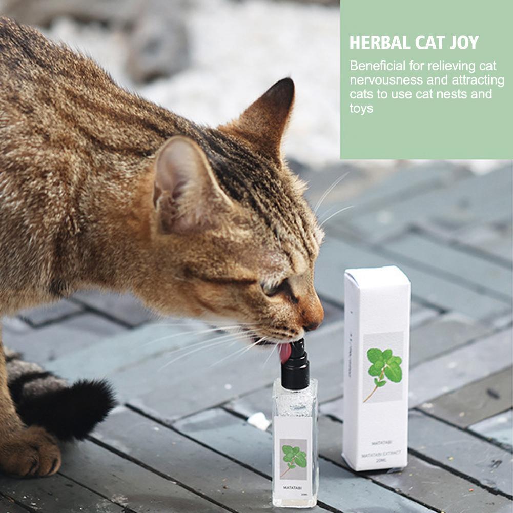 Pet Supplies Online - 20/100ml สมุนไพร Cat Joy สเปรย์คื่นฉ่ายสัตว์เลี้ยง Catnip