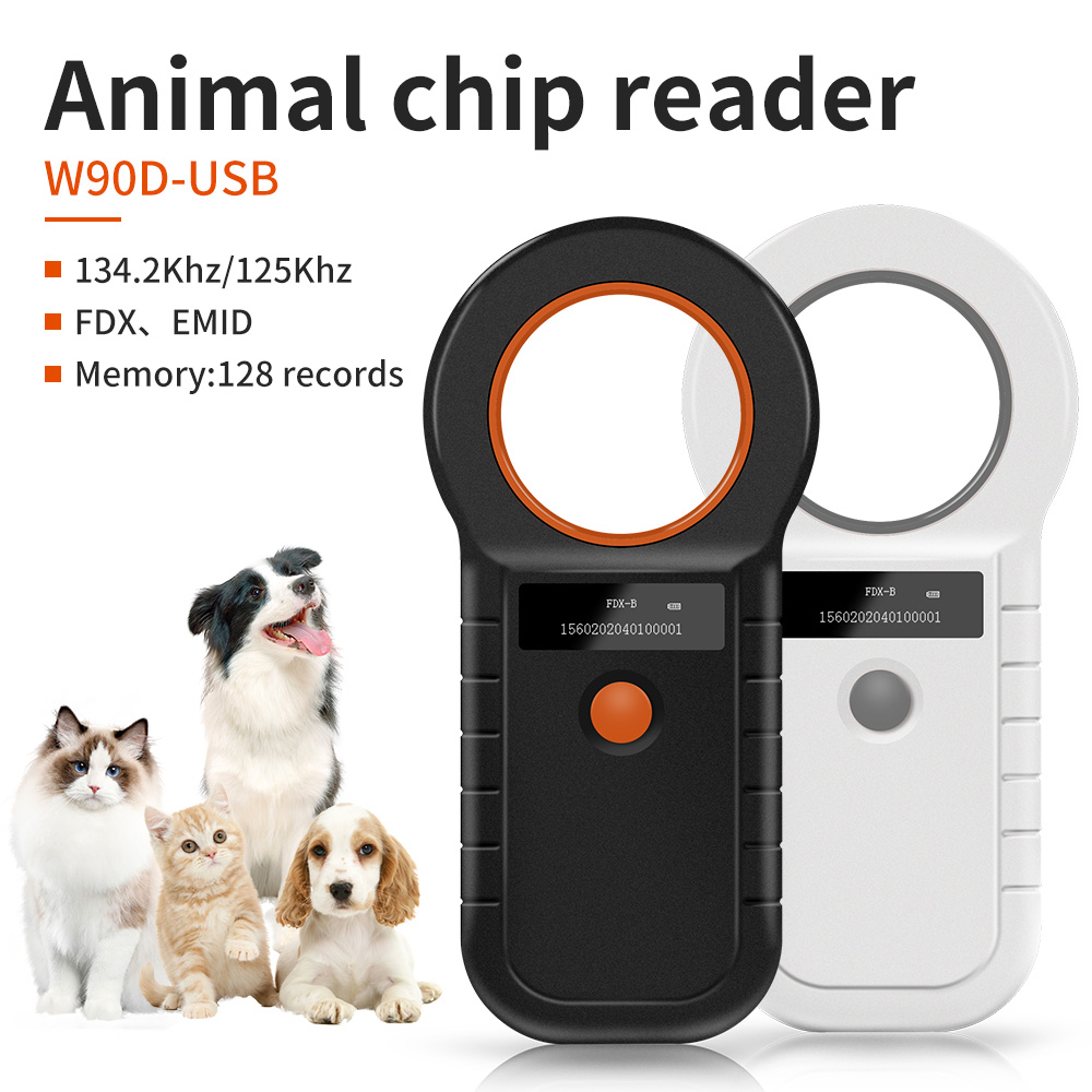 Pet Supplies Online - คอลเลกชัน AliExpress เครื่องอ่านบัตรประจำตัวสัตว์เลี้ยง134.2กิโลเฮิรตซ์15หลัก125กิโลเฮิรตซ์ FDX-B ISO 11784/85การลงทะเบียนแท็กไมโครชิปสำหรับสุนัขเลี้ยงวัวปลา
