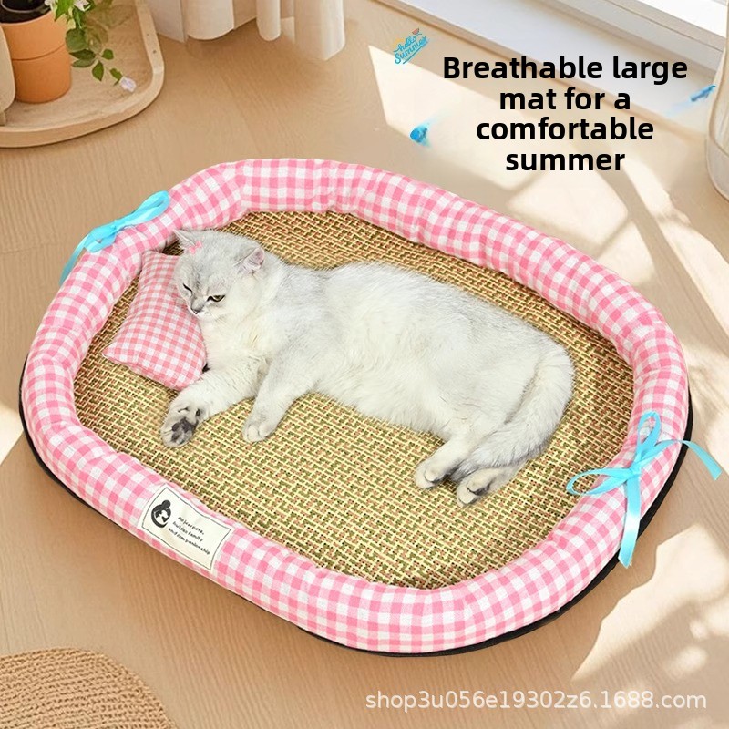Dog Cooling Mat - แผ่นรองนอนเย็นสำหรับสัตว์เลี้ยงในฤดูร้อน, แผ่นรองพื้น, ที่นอนสุนัข, ที่นอนแมว, แผ่นรองเย็น, อุปกรณ์สำหรับสัตว์เลี้ยง,