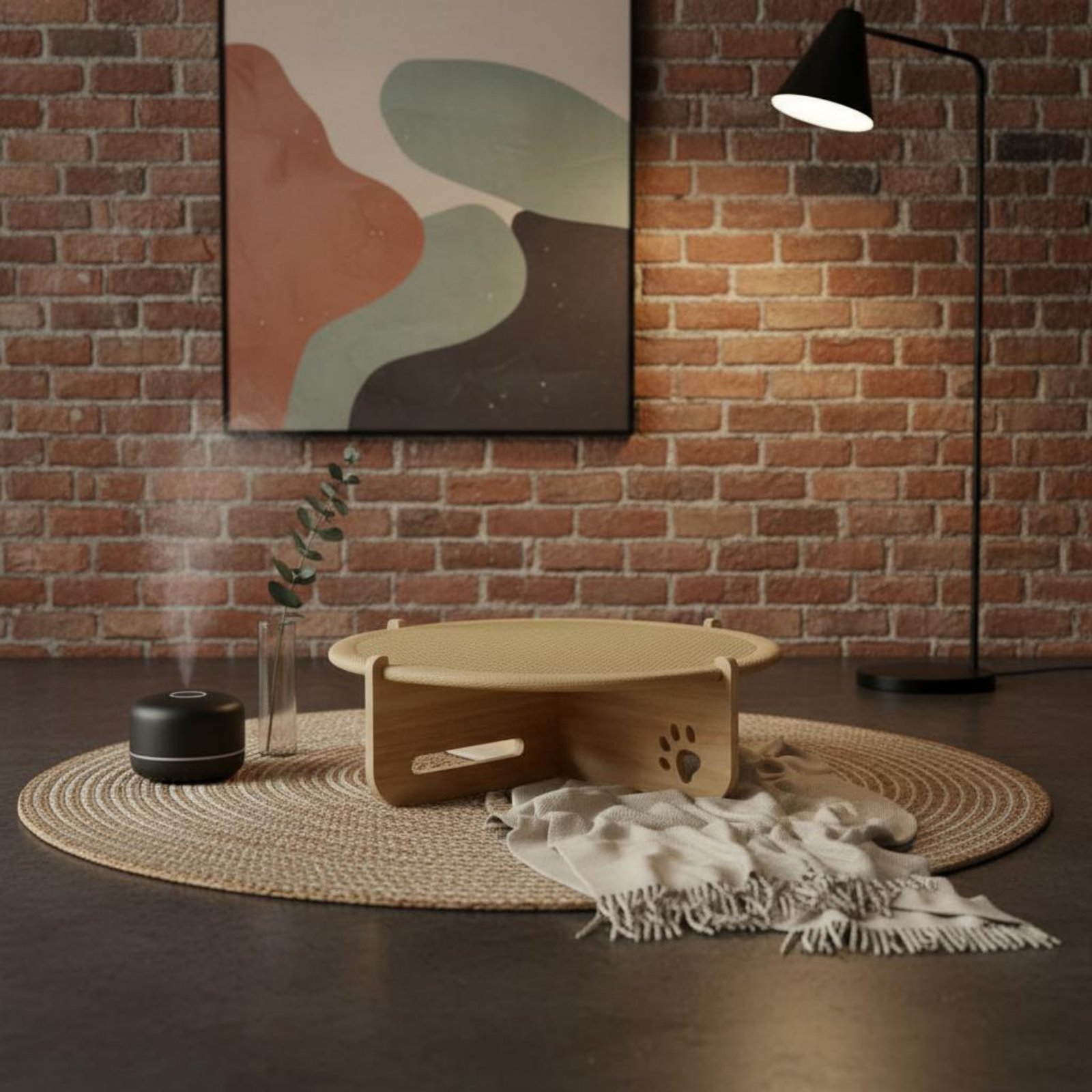 Dog Cooling Mat - ที่นอนแมวแบบสองในหนึ่ง ใช้ได้ทั้งแบบเปลญวนและแบบนอนราบ สำหรับแมวและสุนัขขนาดเล็ก ระบายอากาศได้ดี เย็นสบาย เหมาะสำหรับฤดูร้อน