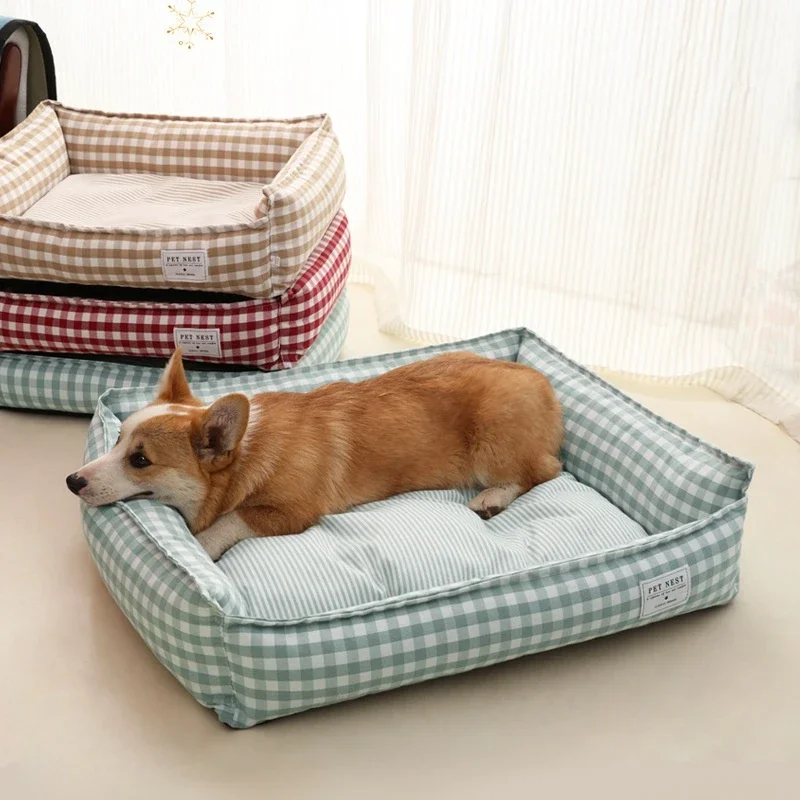 Pet Supplies Co - เตียงสำหรับสุนัข แมว บ้านสัตว์เลี้ยงสำหรับสุนัขในบ้าน ขนาดเล็ก กลาง โซฟาสำหรับแมว