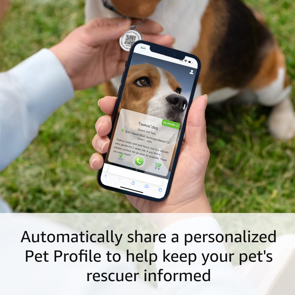 ป้ายห้อยคอสัตว์เลี้ยงแบบ QR ID - Pet Supplies Online บทวิจารณ์และราคา