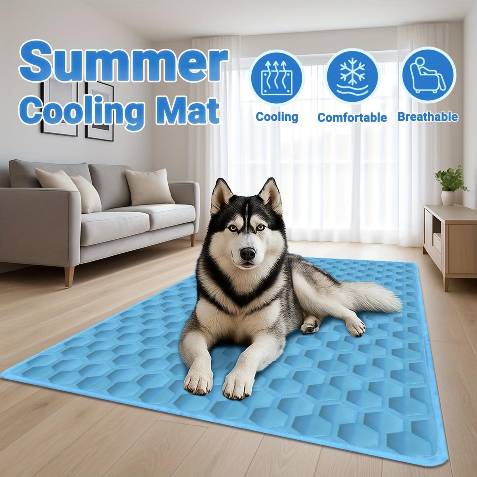 แผ่นรองนอนเย็นสำหรับสัตว์เลี้ย - Dog Cooling Mat บทวิจารณ์และราคา