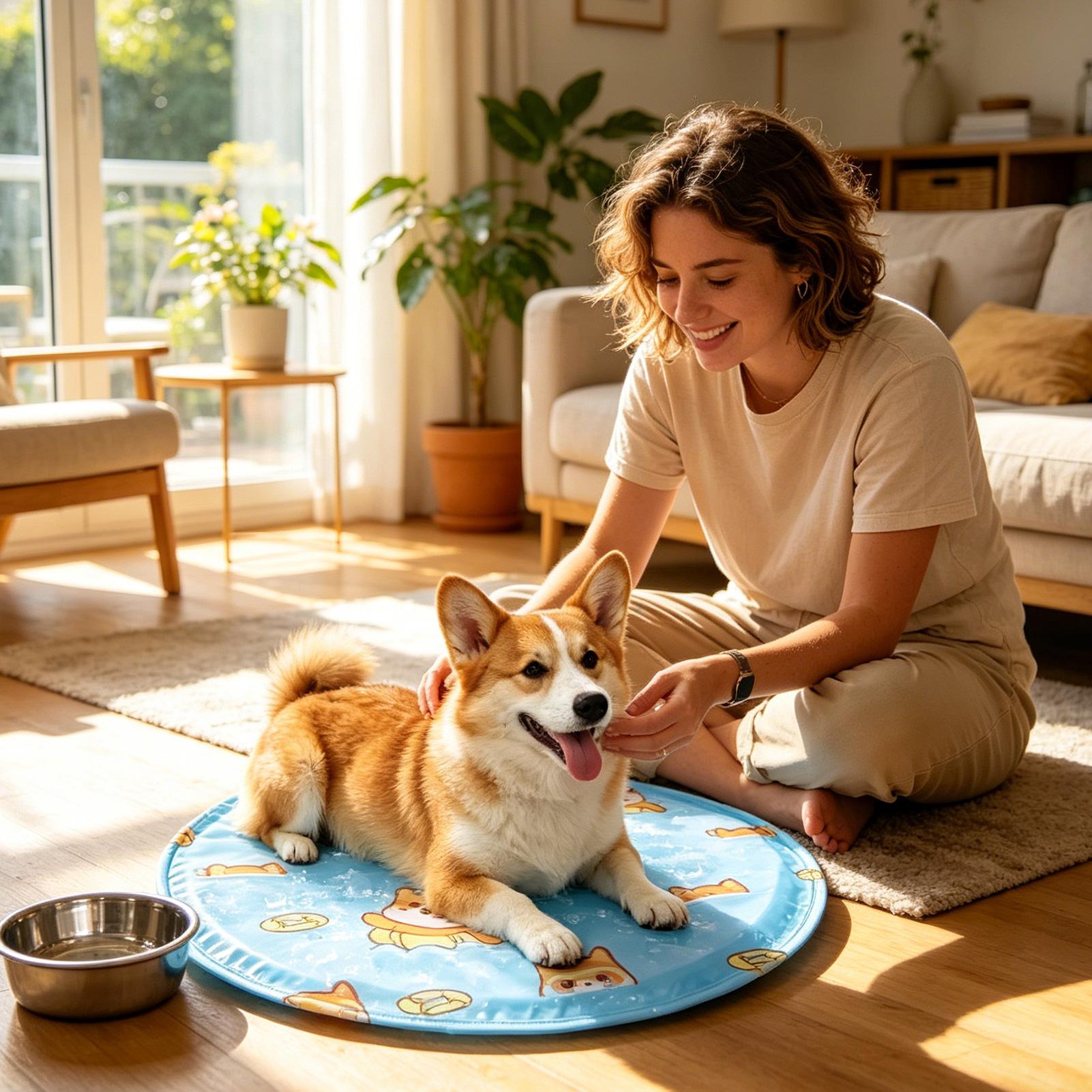 แผ่นเจลทำความเย็นสำหรับสุนัข น - Dog Cooling Mat บทวิจารณ์และราคา