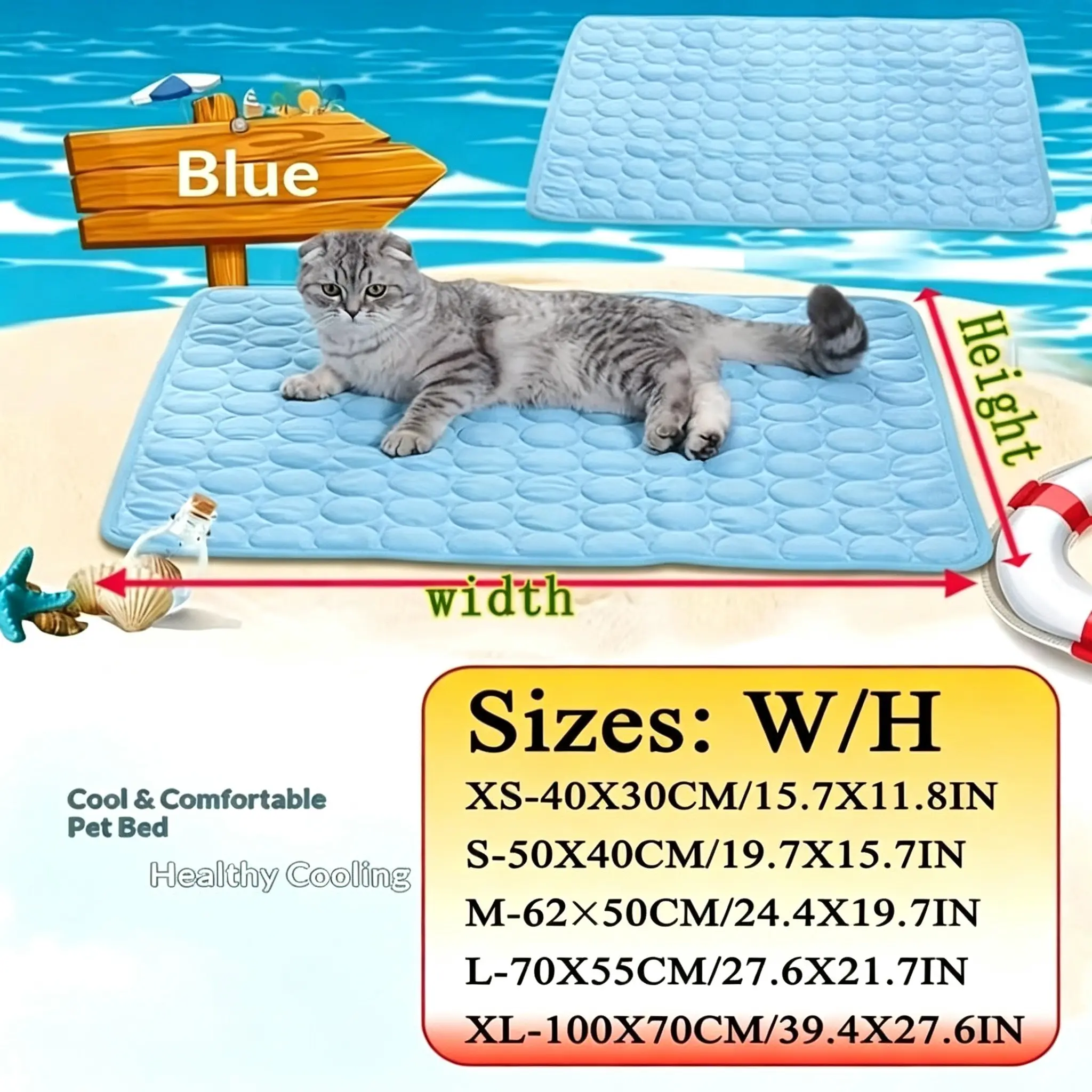 แผ่นรองทำความเย็นสำหรับสัตว์เล - Dog Cooling Mat บทวิจารณ์และราคา