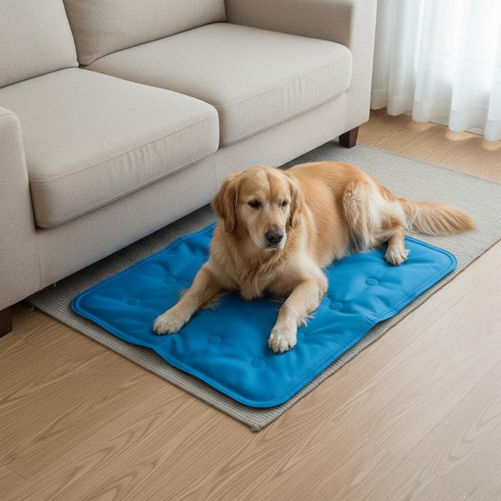 แผ่นเจลทำความเย็นสำหรับสัตว์เล - Dog Cooling Mat บทวิจารณ์และราคา