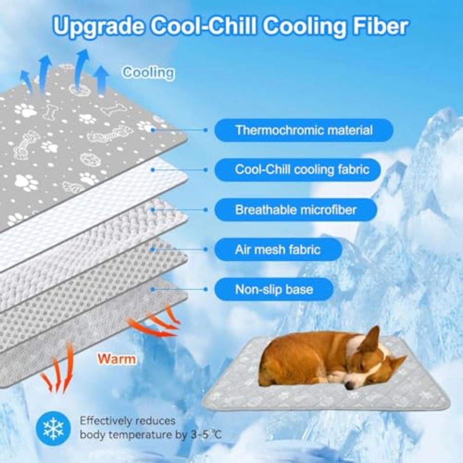 แผ่นรองทำความเย็นสำหรับสุนัข ข - Dog Cooling Mat บทวิจารณ์และราคา