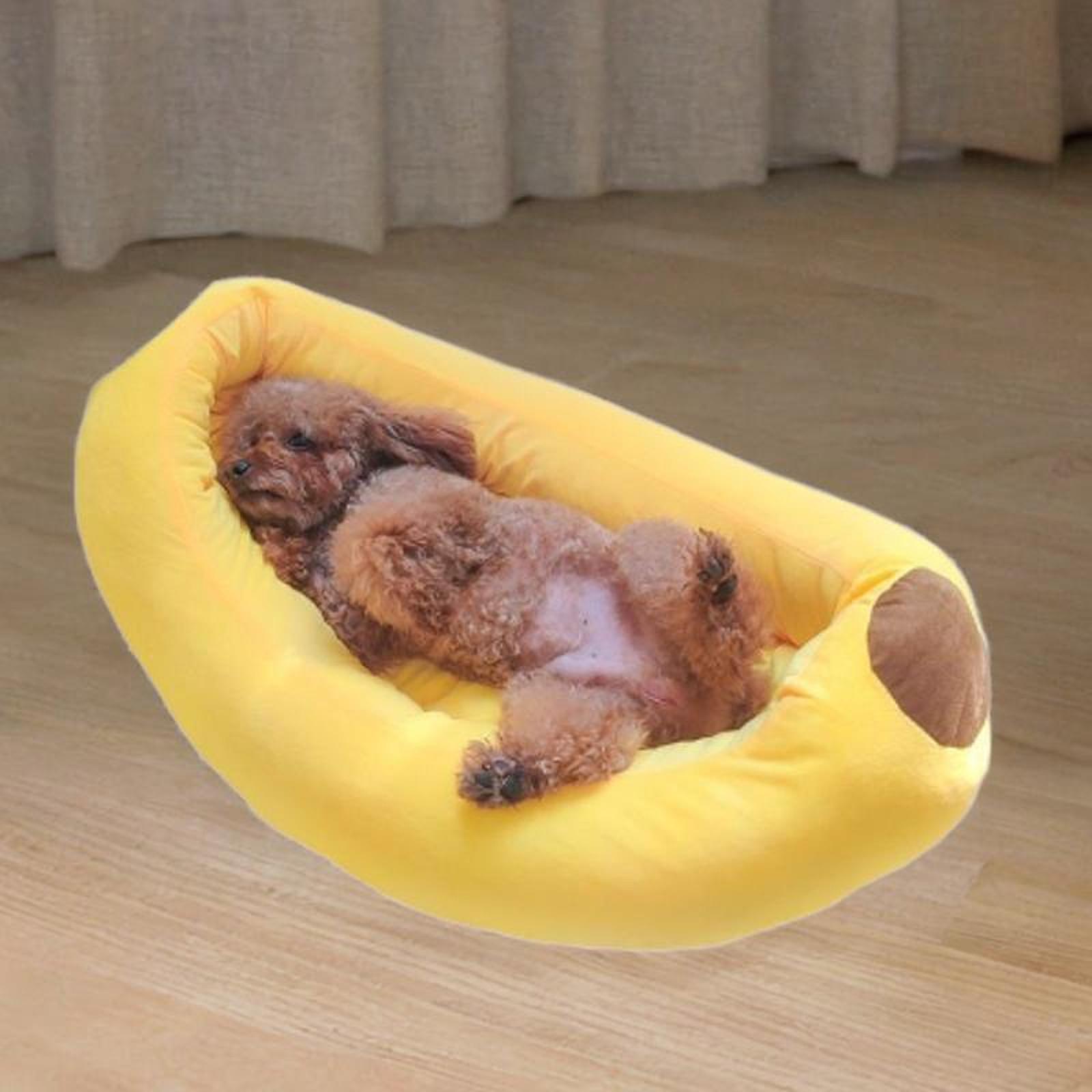 เตียงสุนัขรูปทรงกล้วยระบายอากา - Pet Supplies Co บทวิจารณ์และราคา