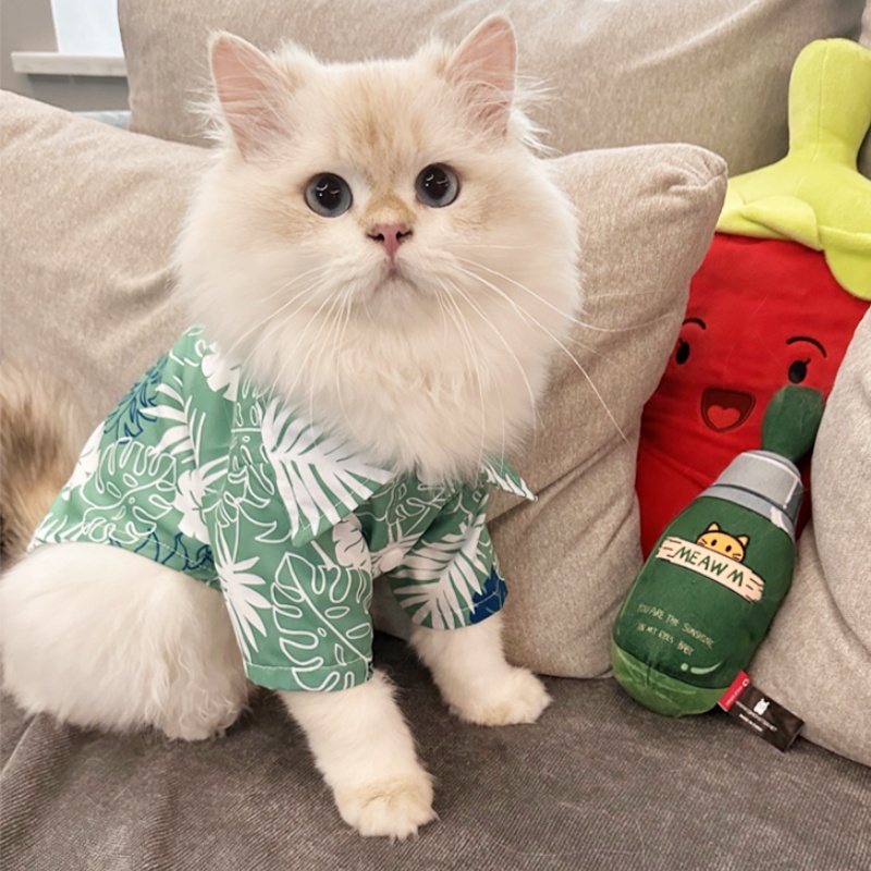 เสื้อเชิ้ตสุนัขสไตล์ฮาวายฤดูร้ - Pet Supplies Co บทวิจารณ์และราคา